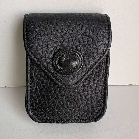 Dooney & Bourke all weather leather Snap Button Strap Caddy Purse bag accessory - Picture 2 of 15